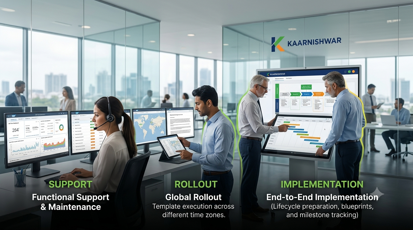 SAP support operations and enterprise service delivery